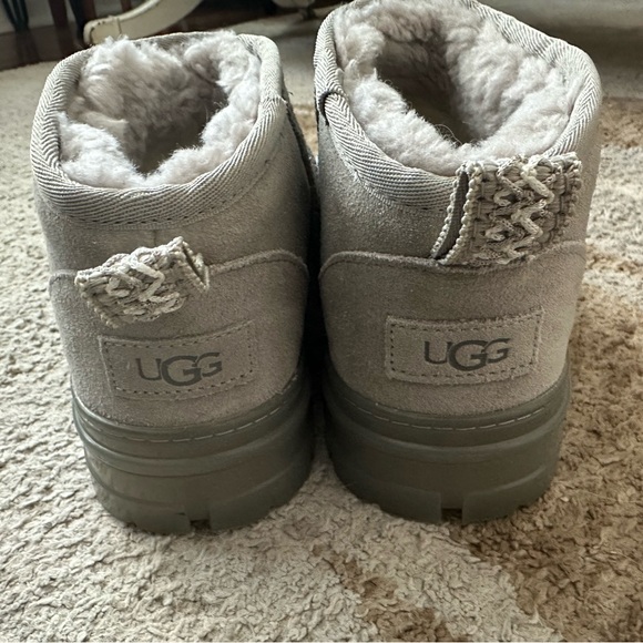 UGG Mini Gray Platform Boots - Picture 2 of 3